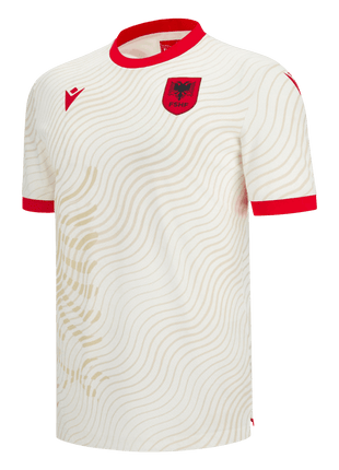 Albania Away Soccer Jersey World Cup 2026 – Off-White Albania Football Shirt
