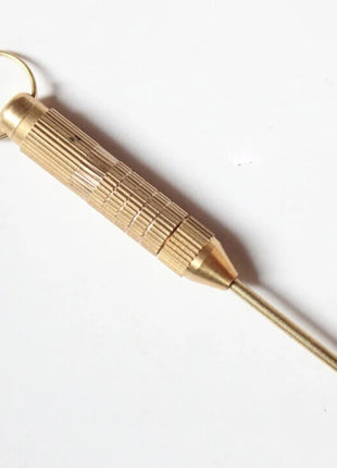 1 Set 4 In1 Mini Steel Golden Opener Screwdrivers Ear Pick Ear Cleaners Keychain Health Care Tools Kit Set Key Chain