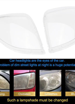1Pair Car Clear Headlight Head Light Lamp Lens Cover Head Light Lamp Cover For Hyundai Tucson 2005-2009