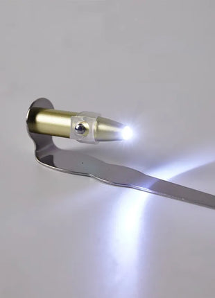 1Pcs Ear Wax Tonsil Stone Remover Tool LED Light Stainless Steel Remover Mouth Cleaning Care Tools Tonsil Stone Remover