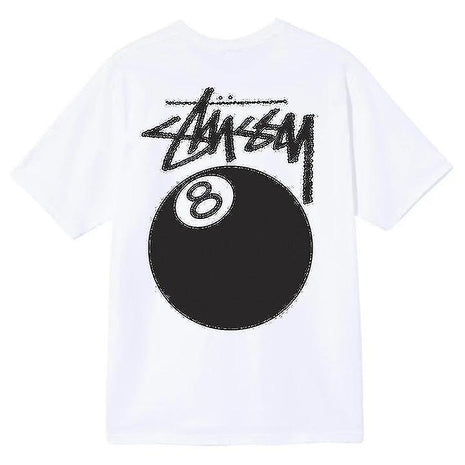 New American Style No. 8 Billiard Round Neck Short-sleeved T-shirt