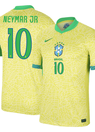 NEYMAR JR #10 Brazil Home Soccer Jersey