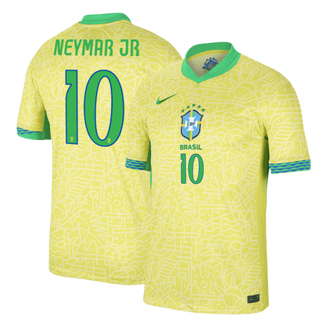 NEYMAR JR #10 Brazil Home Soccer Jersey