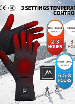 Heated Glove Liners For Men Women, Rechargeable Hand Warmers, Thin ...