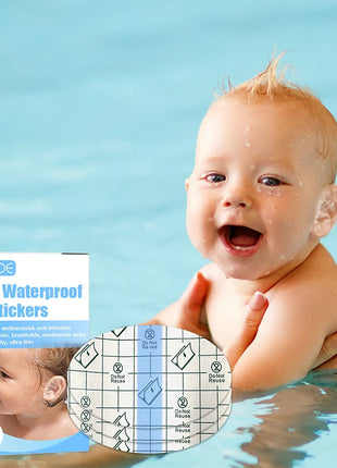 30Pcs Swimming Cover Caps Waterproof Ear Protector Baby Swimming Ear Protection Patch Shower Cap Tool Waterproof Sticker