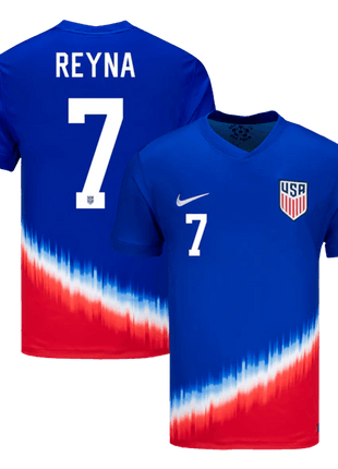 REYNA #7 USA Away Soccer Jersey Copa America
