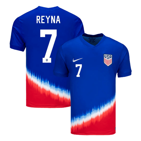 REYNA #7 USA Away Soccer Jersey Copa America