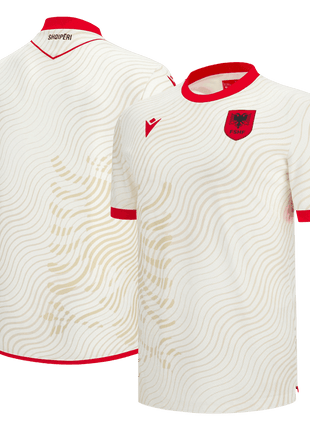 Albania Away Soccer Jersey World Cup 2026 – Off-White Albania Football Shirt