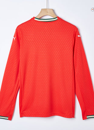 RONALDO #7 Portugal Home Long Sleeve Soccer Jersey 2025