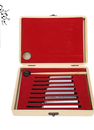8Pcs 256-512HZ Steel Tuning Fork Set Health Physics Vibration Medical Diagnostic With Mallet Vibration Therapy Medical Tools
