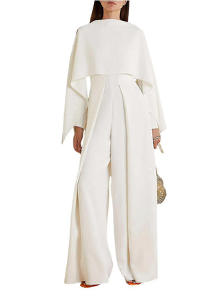 Women's Long Sleeves Wrap Solid Color Zipper Jumpsuits One-piece Ur...