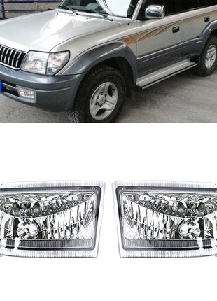 Car Front Right Bumper Fog Lights Assembly Foglight Without Bulb for Toyota Land Cruiser Prado 90 FJ90 3400 1996-2003