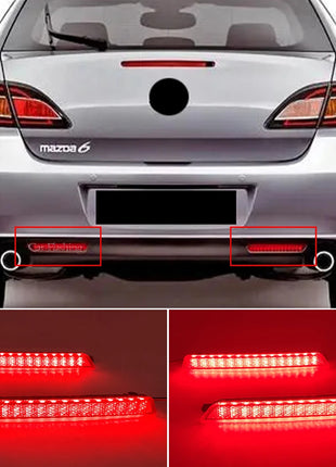 Car LED bumper Reflectors taillight rear stop Fog lamp For Mazda2 sedan DE Mazda3 BK Mazda6 GH mazda8 CX7 rear light Tail light