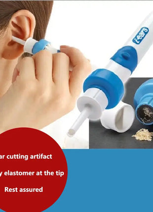 Earwax Removal Kit Earwax Cleaner Portable Automatic Electric Vacuum Earwax Cleaning Tool Set Without Light