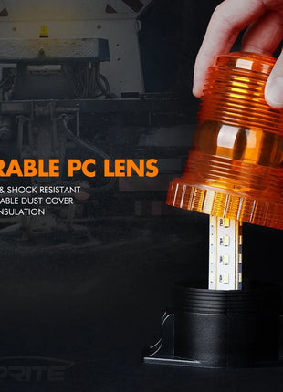 Forklift 30 Led Beacon Light Strobe Lamp Hazard Emergency Flashing Warning Amber