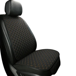 Universal Car Seat Cover Protector Linen Front Rear Back Flax Summer Cushion Pad Mat Sedan Suv Pick-up Car Interior Accessories