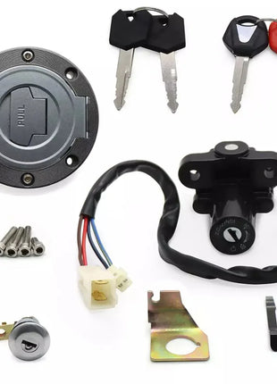 Ignition Switch Fuel Gas Cap Seat Lock Key Set for Yamaha YZF R1 2002-2003 2007-2022 R6 2004 2006-2022 FJR1300 2001-2022 FZ6
