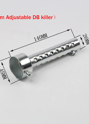35mm 42mm 45mm 48mm 51mm 60mm Motorcycle Exhaust Muffler Catalyst DB Killer Silencer Noise Sound Eliminator for Akrapovic for SC