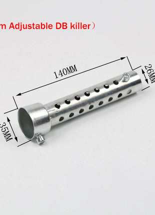 35mm 42mm 45mm 48mm 51mm 60mm Motorcycle Exhaust Muffler Catalyst DB Killer Silencer Noise Sound Eliminator for Akrapovic for SC