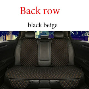 Universal Car Seat Cover Protector Linen Front Rear Back Flax Summer Cushion Pad Mat Sedan Suv Pick-up Car Interior Accessories