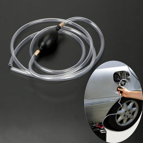 Car Fuel Gas Pump Syphon PVC Pipe Petrol Diesel Liquid Manual Pump Water Oil Transfer Pump Auto Accessories