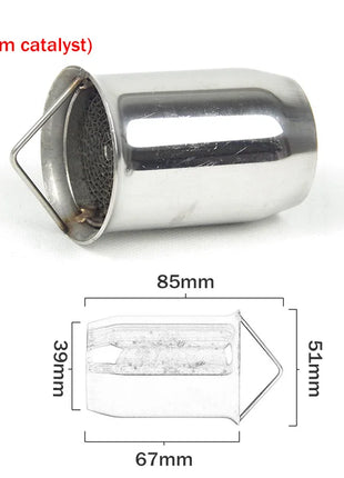 35mm 42mm 45mm 48mm 51mm 60mm Motorcycle Exhaust Muffler Catalyst DB Killer Silencer Noise Sound Eliminator for Akrapovic for SC