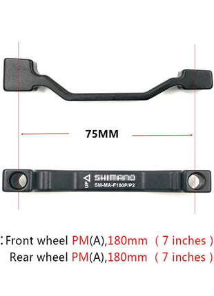 SM MA F180P/P2 Post Mount Disc Brake Adapter (Front) (180mm) (P/P) 7 in  Disc brake rotor PM A pillar Brake Disc