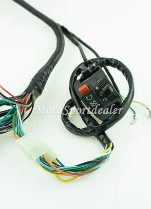 New Full Wiring Harness Loom Ignition Coil CDI For 150cc 200cc 250cc 300cc Lifan Zongshen ATV Buggy Quad Electric Start Engine