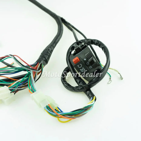 New Full Wiring Harness Loom Ignition Coil CDI For 150cc 200cc 250cc 300cc Lifan Zongshen ATV Buggy Quad Electric Start Engine
