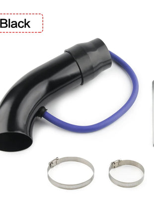 Universal Alumimum 3'' 75mm Car Cold Air Intake System Turbo Induction Pipe Tube silver Black Red Color