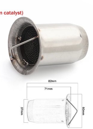 35mm 42mm 45mm 48mm 51mm 60mm Motorcycle Exhaust Muffler Catalyst DB Killer Silencer Noise Sound Eliminator for Akrapovic for SC