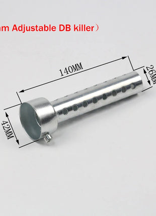 35mm 42mm 45mm 48mm 51mm 60mm Motorcycle Exhaust Muffler Catalyst DB Killer Silencer Noise Sound Eliminator for Akrapovic for SC