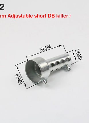 35mm 42mm 45mm 48mm 51mm 60mm Motorcycle Exhaust Muffler Catalyst DB Killer Silencer Noise Sound Eliminator for Akrapovic for SC