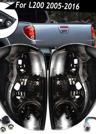 Left Tail Light for Mitsubishi L200 Triton Colt 2005-2016 Taillights Rear Lamp Reversing Brake Lampshade Smoke Housing