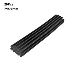 10-30PCS Hot Melt Glue Stick Black 7mm High Adhesive for Paintless Dent Repair Car Hail Removal DIY Plastic Fixing