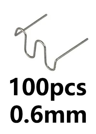 100-600Pcs Auto Plastic Repair Welding Nails Car Bumper Repair Welded Stud Precut Wave Nails Machine Welding Hot Stapler