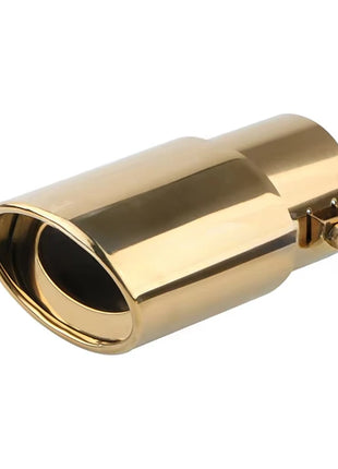 Car Accessories Automobile Exhaust Pipe Sleeve Tail Throat Muffler Tip Gold Silencing Stainless Steel Modified Exhaust Pipe