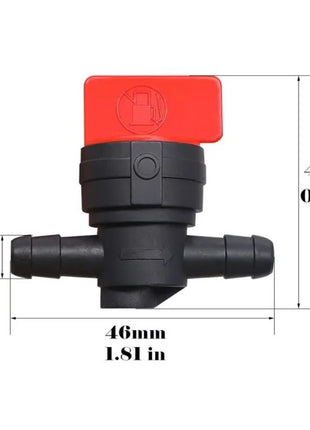 5pcs 1/4 inch Fuel Shut Cut Off Valve for 698183 493960 698181 697947 9494768 5019H 5019K Small Engine Lawn Mower ATV Fuel Valve