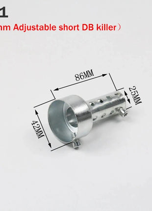 Universal Motorcycle 35mm 42mm 45mm 48mm 60mm DB Killer Exhaust Can Muffler Insert Baffle DB Killer Silencer Stainless Steel