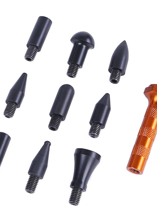 Super PDR Car Dent Hammer Repair Dings Paintless Dent Repair Tap Down Pen Hail Dent Removal Tool Kit Car Body Flattening Pen