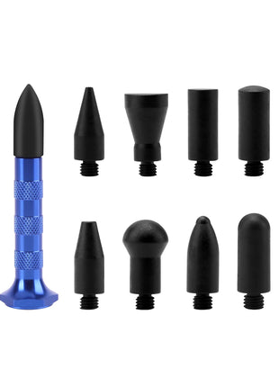 Super PDR Car Dent Hammer Repair Dings Paintless Dent Repair Tap Down Pen Hail Dent Removal Tool Kit Car Body Flattening Pen