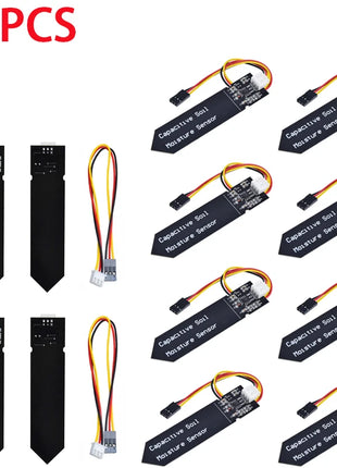 1-10PCS Capacitive Soil Moisture Sensor Module Corrosion Resistant 3.3~5.5V for Arduino Moisture Detection Garden Watering DIY