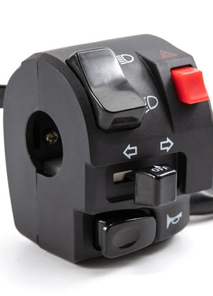 7/8 inch 22mm Motorcycle Handlebar Switches Motorbike Horn Button Turn Signal Electric Fog Lamp Light Start Handle Controller Switch