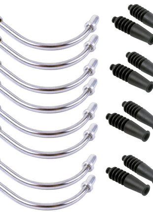 Aluminum Bicycle V Brake Noodles Bend Tube Cable Guide Rubber Head Hose Brake Bicycle Parts MTB Accessory