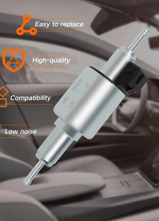 Car Diesel Heater Oil Fuel Pump 12V 22ML Pulse Metering Gas Inline Air Heater Fuel Pump for  Car Diesel Heater 2KW 5KW 8KW