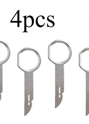 4pcs Radio Removal Key Pin Tool Car Styling Universal Fit for VW Golf 7 6 Passat B5 B7 Touareg Mercedes W203 W213 W204