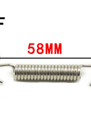 2pcs 43mm-92mm Motorcycle Exhaust Spring Hooks Stainless Steel Exhaust Front Middle Link Pipe Rotatable Muffler  Springs