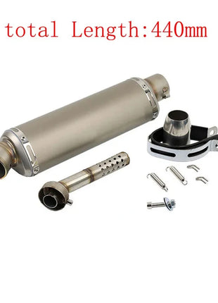 Universal 51mm Motorcycle Exhaust Muffler Escape Moto with DB Killer For Yamaha PCX125 FZ1N Z900 CBR500R R6 R25 R3 R1