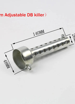 Universal Motorcycle 35mm 42mm 45mm 48mm 60mm DB Killer Exhaust Can Muffler Insert Baffle DB Killer Silencer Stainless Steel