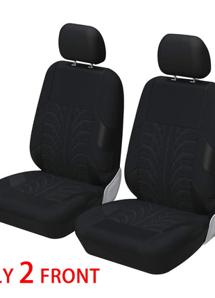Car Seat Covers Full Set Front Split Rear Bench For Car Universal Cloth SUV Sedan Van Automotive Interior Covers